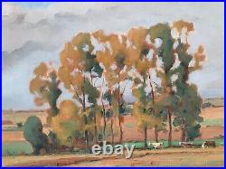 Émile CONTRAULT (-1945) Huile sur toile 50 x 65 cm né à PARIS Oucques