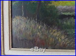 Emile GAUFFRIAUD 1877-1957 Huile sur toile HST CREUSE BRETAGNE Oil on Canvas