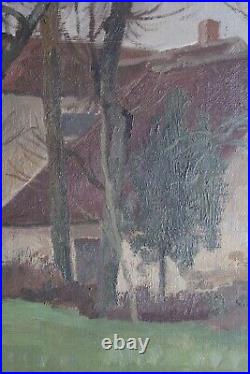 Eugène Corneau (1894-1976), Paysage de l'Yonne, huile sur toile, vers 1927-1930