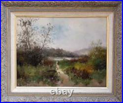 Eugène Galien-laloue 1854-1941. Lumineux Barbizon. Paysage Animé Près D'un Étang Eugène Galien-laloue 1854-1941. Lumineux Barbizon. Paysage Animé Près D'un Étang