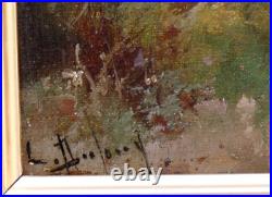 Eugène Galien-laloue 1854-1941. Lumineux Barbizon. Paysage Animé Près D'un Étang Eugène Galien-laloue 1854-1941. Lumineux Barbizon. Paysage Animé Près D'un Étang