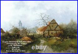 Eugène Galien-laloue 1854-1941. Lumineux Barbizon. Paysage Animé Près D'un Étang Eugène Galien-laloue 1854-1941. Lumineux Barbizon. Paysage Animé Près D'un Étang