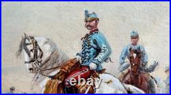 Eugène Pechaubes (1890-1967) 1930 Cavalerie Française Impressionniste Eugène Pechaubes (1890-1967) 1930 Cavalerie Française Impressionniste