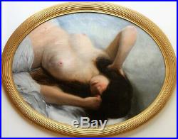 Eugène WISSEL, femme nue, tableau, peinture, érotique, érotica, jeune femme