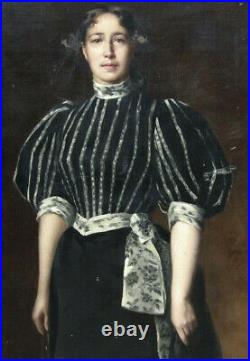 Euphemie Muraton 1840-1914. Monumental & Magnifique Portrait Ou Autoportrait