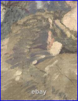 Female Portret Original Antique Oil painting 1900's Beauty Girl, Impressionism Female Portret Original Antique Oil painting 1900's Beauty Girl, Impressionism