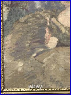 Female Portret Original Antique Oil painting 1900's Beauty Girl, Impressionism Female Portret Original Antique Oil painting 1900's Beauty Girl, Impressionism
