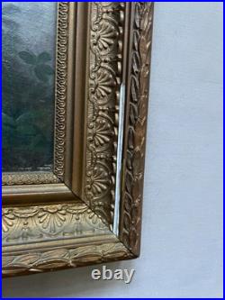 Fleurs, huile sur toile, tableau ancien, encadré, peinture, XIXe Fleurs, huile sur toile, tableau ancien, encadré, peinture, XIXe