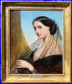 Franz Xaver Winterhalter, tableau, portrait, femme, Napoléon, Eugénie, Empire