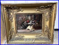French School Painting from the end of the 19th century Oil on canvas
