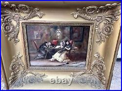 French School Painting from the end of the 19th century Oil on canvas
