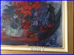 Fusaro huile sur toile 51x62cm avec magnifique cadre DELF