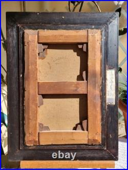 Georges Hyon 19eme Tableau Huile Sur Toile Revue Militaire A Cheval Napoleon 3