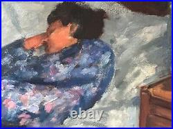 Georges PACOUIL (1903-1996) la sieste Huile sur toile, signée