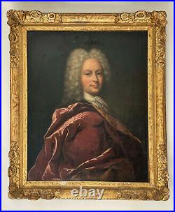 Grand Portrait d'un homme de la Noblesse Française époque XVIIIe