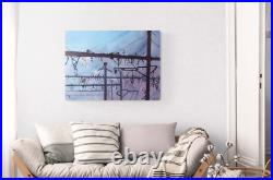 Grand Tableau Original à l'Huile Beauté Accidentelle sur Toile 60x81cm Grand Tableau Original à l'Huile Beauté Accidentelle sur Toile 60x81cm
