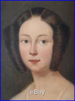 Grand portrait de Mariage XVIIIe époque Consulat
