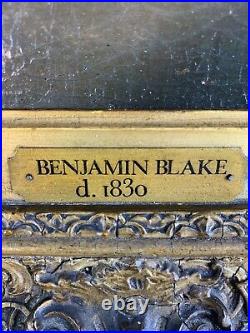 Grande Huile sur toile nature morte au lièvre de Benjamin BLAKE (1770-1830)