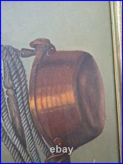Grande nature morte huile sur toile signée Bertha Lombet Vintage Still Life Grande nature morte huile sur toile signée Bertha Lombet Vintage Still Life