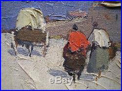 Gustave VIDAL (1895-1966) Huile au couteau sur toile 55 x 46 cm