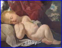 HST XVIIIème XVIIème Putti anges chérubin enfant endormi Jesus ex-voto