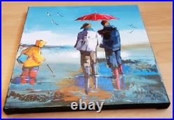 HUILE SUR TOILE (30x30CM) DE JEAN-PIERRE DOUCHEZ SOUS LE CRACHIN DE 2023