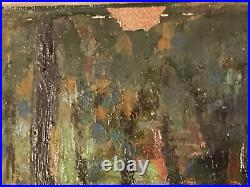 Henri Garouste 1890-1982 Huile sur toile Mare dans la foret 33X24 cm