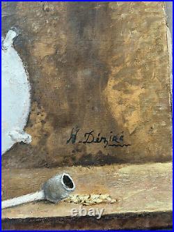 Henry Déziré (1878-1965) Superbe tableau huile sur toile, nature morte