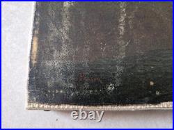 Henry Pether (1800-1865) Huile sur toile Lac au crépuscule peinture tableau art