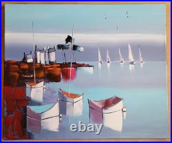 Huile Sur Toile (55x46 Cm) De Jean-pierre Douchez La Regate De 2024 Huile Sur Toile (55x46 Cm) De Jean-pierre Douchez La Regate De 2024