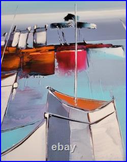 Huile Sur Toile (55x46 Cm) De Jean-pierre Douchez La Regate De 2024 Huile Sur Toile (55x46 Cm) De Jean-pierre Douchez La Regate De 2024