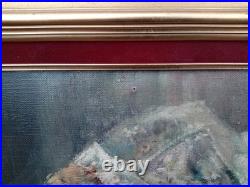 Huile Sur Toile De Christian Billet Signee Profil De Jeune Fille A La Coiffe Huile Sur Toile De Christian Billet Signee Profil De Jeune Fille A La Coiffe