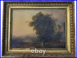 Huile Sur Toile École Française Fin XVIIIème Début XIXème Siècle Très Bon État Huile Sur Toile École Française Fin XVIIIème Début XIXème Siècle Très Bon État