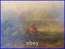 Huile Sur Toile École Française Fin XVIIIème Début XIXème Siècle Très Bon État