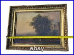 Huile Sur Toile École Française Fin XVIIIème Début XIXème Siècle Très Bon État
