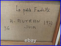 Huile Sur Toile HENRI AUTRAN