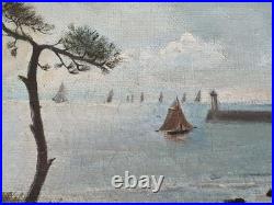 Huile sur Toile École Française XIXème Siècle