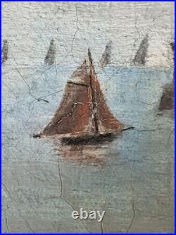 Huile sur Toile École Française XIXème Siècle Huile sur Toile École Française XIXème Siècle