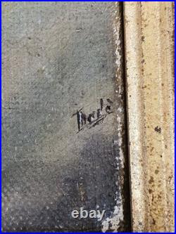 Huile sur Toile École Française XIXème Siècle