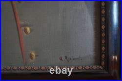 Huile sur Toile SOLDAT ALLEMAND WW1 Signé ADOLF RHEINERT 1879/1958