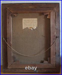 Huile sur Toile SOLDAT ALLEMAND WW1 Signé ADOLF RHEINERT 1879/1958