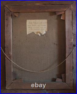 Huile sur Toile SOLDAT ALLEMAND WW1 Signé ADOLF RHEINERT 1879/1958