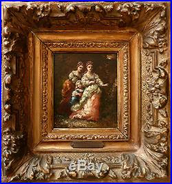 Huile sur toile, Narcisse Virgile DIAZ DE LA PENA(1807-1876). Tableau ancien