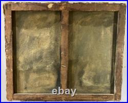 Huile sur toile XIXe impressionniste Nature morte au samovar Ecole Russe 54x65