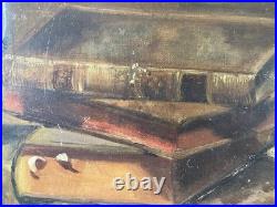 Huile sur toile XIXe impressionniste Nature morte au samovar Ecole Russe 54x65