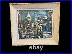 Huile sur toile, Yan Luc, École De Montmartre Paris, Années 59, Era Vlaminck