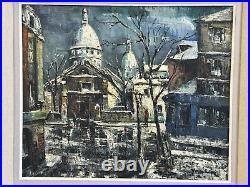 Huile sur toile, Yan Luc, École De Montmartre Paris, Années 59, Era Vlaminck