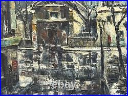 Huile sur toile, Yan Luc, École De Montmartre Paris, Années 59, Era Vlaminck