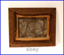 Huile sur toile au couteau signée Robert Signès, peintre gardois du XXème