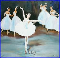 Huile sur toile danseuses de ballet par SHEVCHUK Alexander